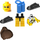LEGO Minifigure mit Flippers und Airtank