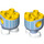 LEGO Minions Körper mit Feet mit Bright Light Blau und Weiß (67644 / 69042)