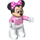 LEGO Minnie Ratón con Rosa Parte superior y Rosa Arco Figura Duplo