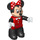 LEGO Minnie Mouse with Red Top and Red Bow Duplo Figure