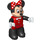 LEGO Minnie Mouse with Red Top and Red Bow Duplo Figure