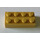 LEGO Modulex Ochre Yellow Modulex Brick 2 x 4 with LEGO on Studs