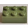 LEGO Modulex Olive Green Modulex Brick 2 x 3 with Lego on Studs