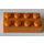 LEGO Modulex Orange Modulex Brick 2 x 4 with LEGO on Studs