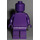 LEGO Monochrome Dark Purple Minifigure