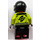 LEGO Monster Truck Fahrer mit Schwarz und Weiß Swirls Minifigur