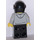 LEGO Motorcycle Driver with Black Helmet Minifigure