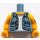 LEGO Motorrad Mechanic Sleeveless Jacket Torso (973 / 88585)