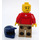 LEGO Mountain Biker met Dark Blauw Helm Minifiguur