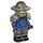 LEGO Mountain Fortress Svart Falcon Soldat Minifigur