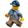 LEGO Mountain Polizei Officer Minifigur