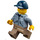 LEGO Mountain Politie agent Minifiguur