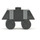 LEGO Mouse Droid Minifigur (Dunkelsteingrau)
