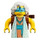 LEGO Mrs. Castillo in Light Aqua Dress with Orange Shirt