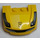 LEGO Mudgard Bonnet 3 x 4 x 1.3 buet med Ferrari Dekoration med Ferrari Emblem Klistermærke (10398)