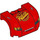 LEGO Spatbord Bonnet 3 x 4 x 1.7 Gebogen met &#039;Rust-eze&#039; (8486) (93587 / 94651)