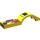 LEGO Kotflügel Fliese 1 x 4.5 mit Flamme und Scheinwerfer (50947)