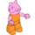 LEGO Mummy Pig s oranžová Horní Figurka Duplo