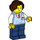 LEGO Museum Employee -  Femmina Minifigure