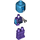 LEGO Nebula with Dark Purple Suit and Dark Azure Head Minifigure