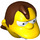 LEGO Nelson Muntz Head (16726)