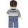 LEGO Neville Longbottom con Grigio Cardigan e Sand Blu Gambe Minifigure