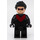 LEGO Nightwing jossa Punainen Rintakehä Symbol Minihahmo