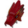 LEGO Ninjago Dragon Head Upper Jaw with Light Orange and Dark Red Decoration