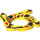 LEGO Ninjago Spinner Krone mit 4 Snakes mit Schwarz und rot Scales (70522 / 98342)