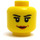 LEGO Nya Minifigure Kopf (Einbau-Vollbolzen) (3626 / 19300)