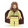 LEGO Obi-Wan Kenobi (Old) with Reddish Brown Cape and Hood with White Pupils Minifigure