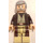 LEGO Obi Wan Kenobi med grå Hår och Dark Brun Robe Minifigur