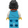 LEGO Ocean Explorer with Life Jacket and Black Tousled Hair Minifigure