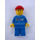 LEGO Octan Oil uniform, rouge Court Bill Casquette, Crooked Smile Town Figurine