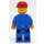 LEGO Octan Oil uniform, Red Short Bill Cap, Orange Sunglasses Town Minifigure