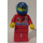 LEGO Octan Racing Blauw Helm met Sterren en Strepen Patroon Minifiguur