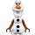 LEGO Olaf minifiguur