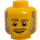 LEGO Old Fishing Store Fisherman Minifigure Head (Recessed Solid Stud) (3626 / 35724)