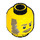 LEGO Old Fishing Store Fisherman Minifigure Head (Recessed Solid Stud) (3626 / 35724)