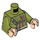 LEGO Olive Green Admiral Ematt Minifig Torso (973 / 76382)