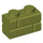 LEGO Olive verte Brique 1 x 2 avec Embossed Bricks (98283)