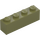 LEGO Olive Green Brick 1 x 4 with 4 Studs on One Side (30414)