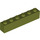 LEGO Olive Green Brick 1 x 6 (3009 / 30611)