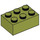 LEGO Olive Green Brick 2 x 3 (3002)