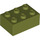 LEGO Olive Green Brick 2 x 3 (3002)