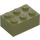 LEGO Olive Green Brick 2 x 3 (3002)