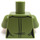 LEGO Olive Green Claire Dearing Minifig Torso (973 / 76382)