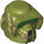 LEGO Olive Green Corps Trooper Helmet with Elite Corps Trooper Camouflage (15311 / 47210)