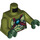 LEGO Olijfgroen Cragger Torso (76382 / 88585)