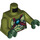 LEGO Olive Green Cragger Torso (76382 / 88585)